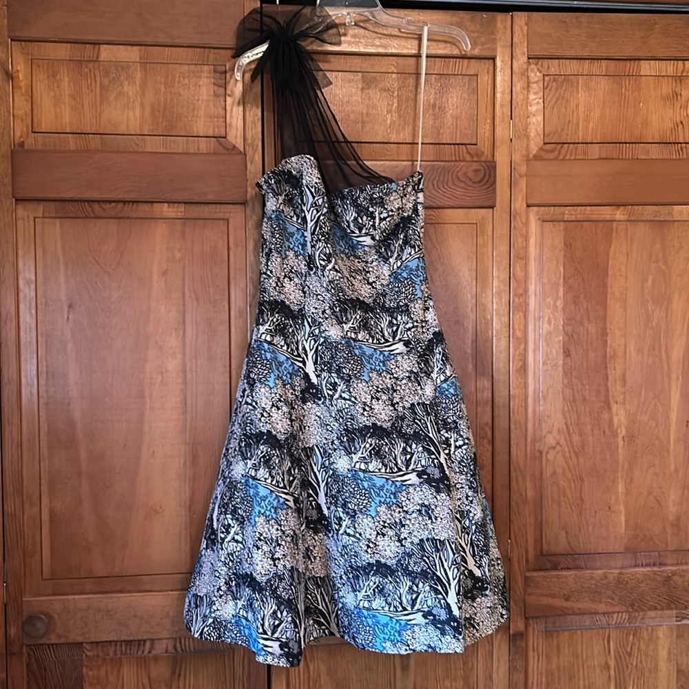 Plenty Tracy Reese one shoulder party dress